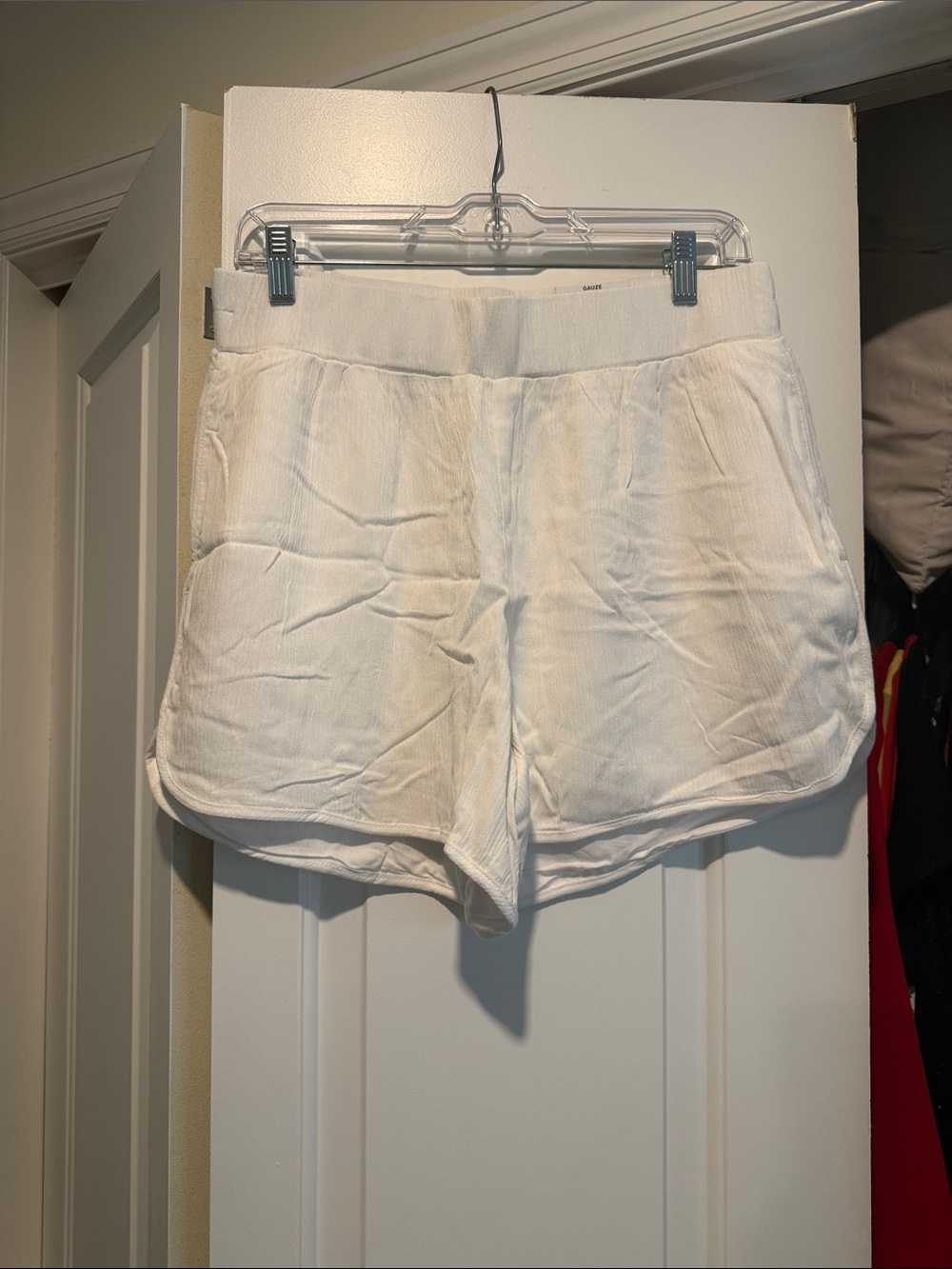 INC International Concepts White Knit Athletic Lounge Shorts